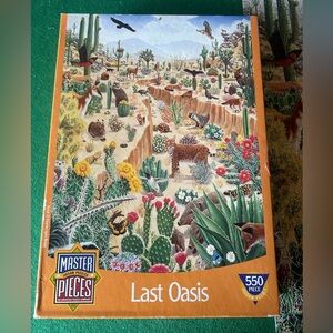 Last Oasis by Master Pieces

pre-loved puzzle. all pieces. original box